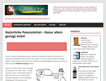 Tablet Screenshot of potenzmittelscout.com